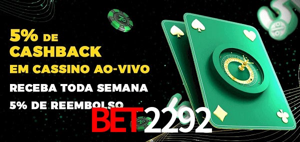 Promoções do cassino ao Vivo bet2292